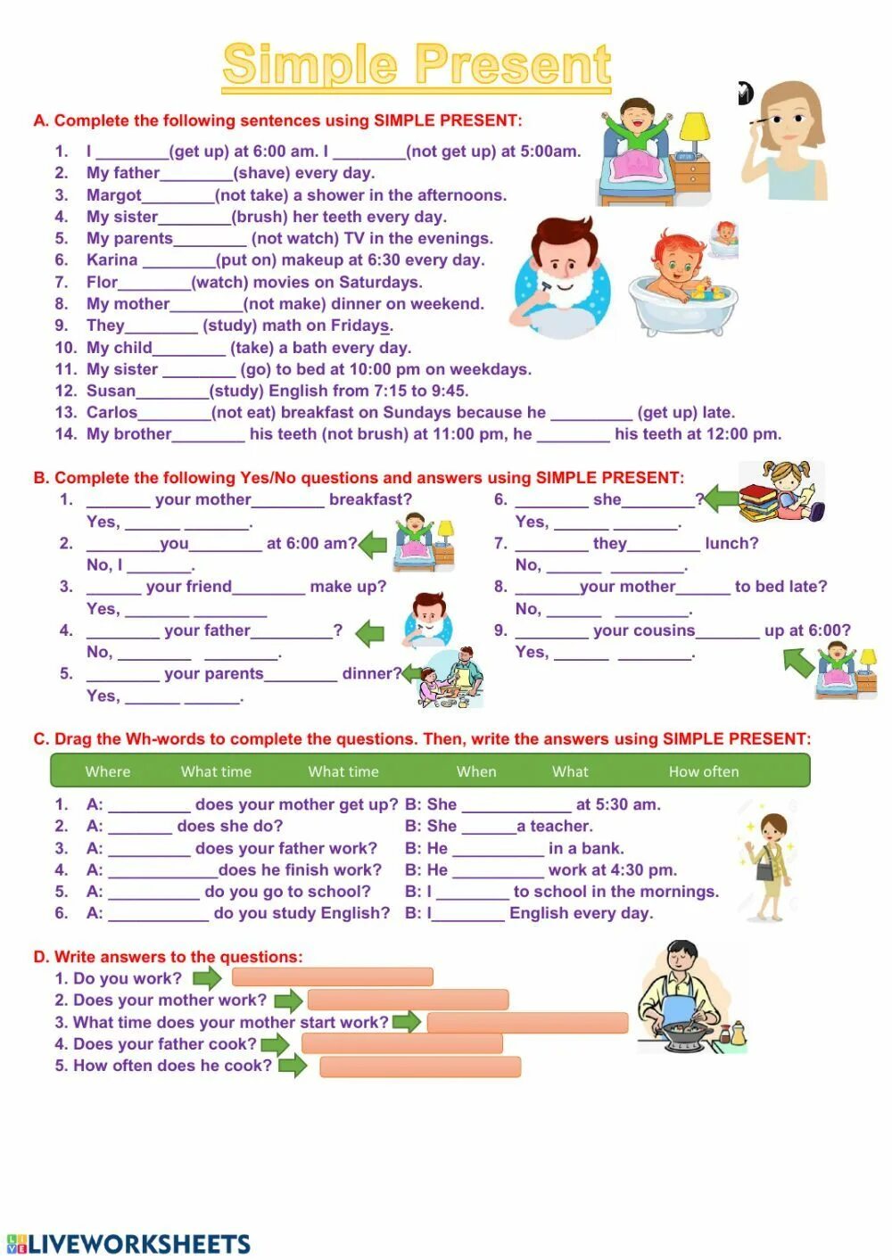Present simple exercises pdf. Present simple worksheets. present simple для детей worksheets. английский present simple worksheet. present simple вопросы worksheets for kids.