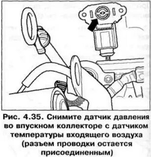 Признаки неисправности датчика температуры всасываемого воздуха