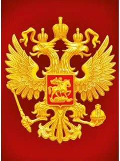 Герб на красном фоне