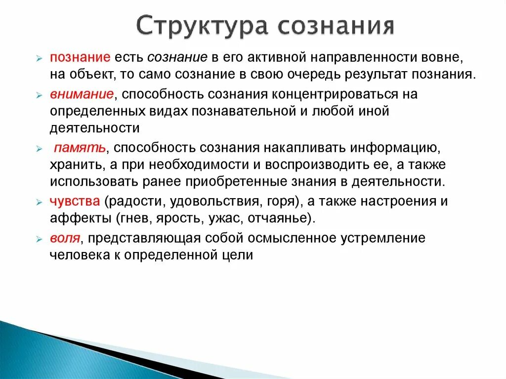 Отражение и сознание структура сознания