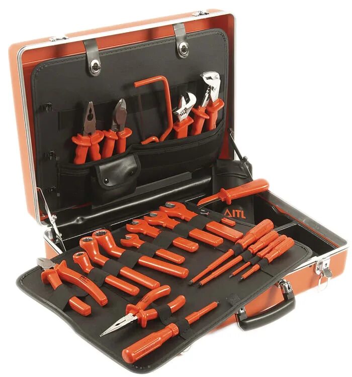 RS Pro 8 piece Electricians Tool Kit with Case, VDE approved. Набор инструментов Deluxe Tool Set. Insulated Tool Kit-bobwxqz1k. Tools Deluxe tool51104286.