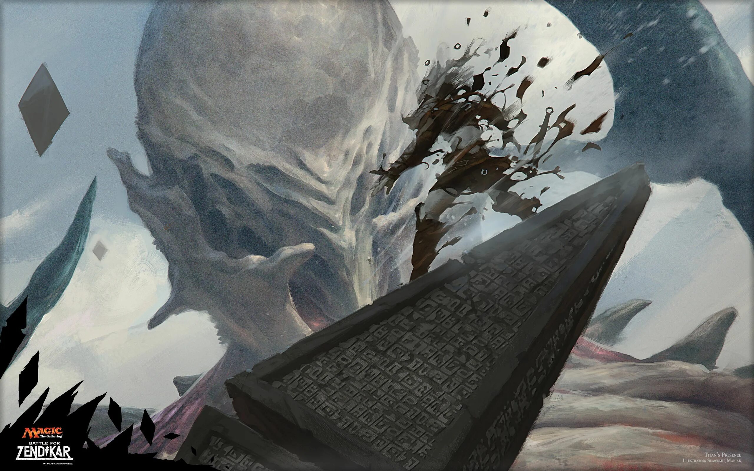 Атака титанов фильм эрен. Mtg eldrazi titan. Magic the gathering зендикар. Битва за зендикар. Titan present.