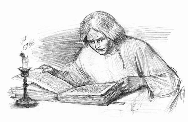 Читать рисунок карандашом