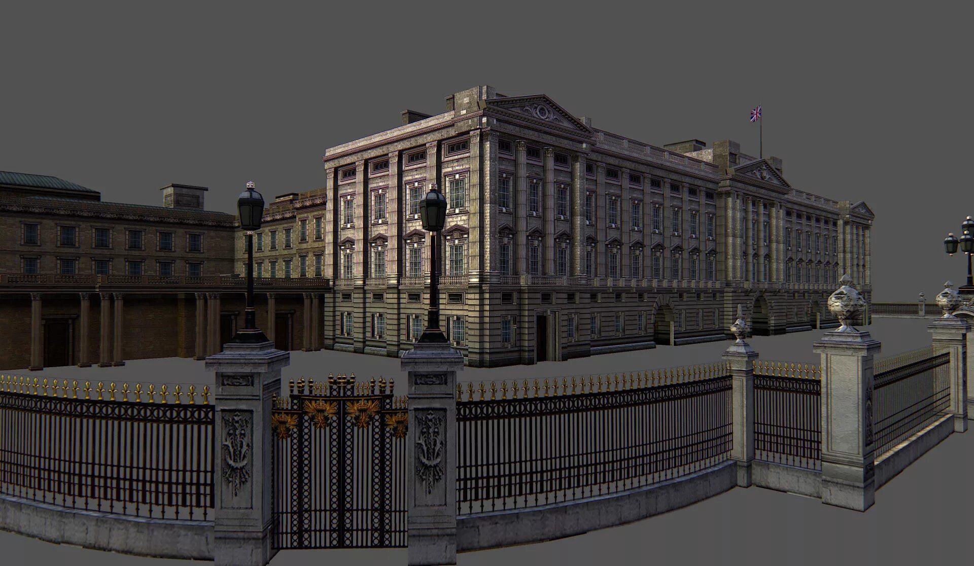 Дворец 3д модель. Букингемский дворец 3d model. buckingham palace exterior. дворец путина 3d модель. модель в букингемском дворце.