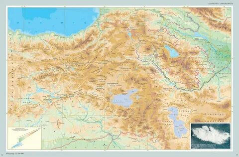 Армянское нагорье на карте