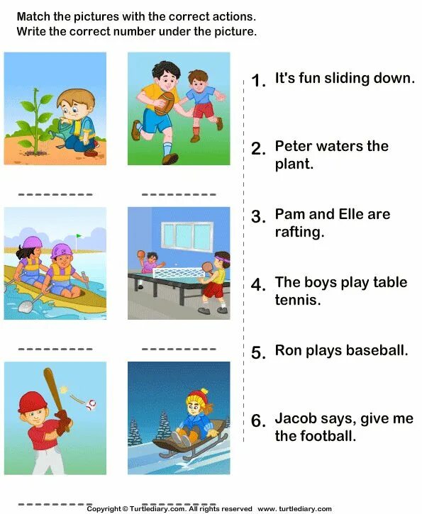 Listen and choose the correct sentence. Actions in English for Kids задание. Действия Worksheet. Actions Worksheets for Kids. Глаголы движения Worksheets for Kids.
