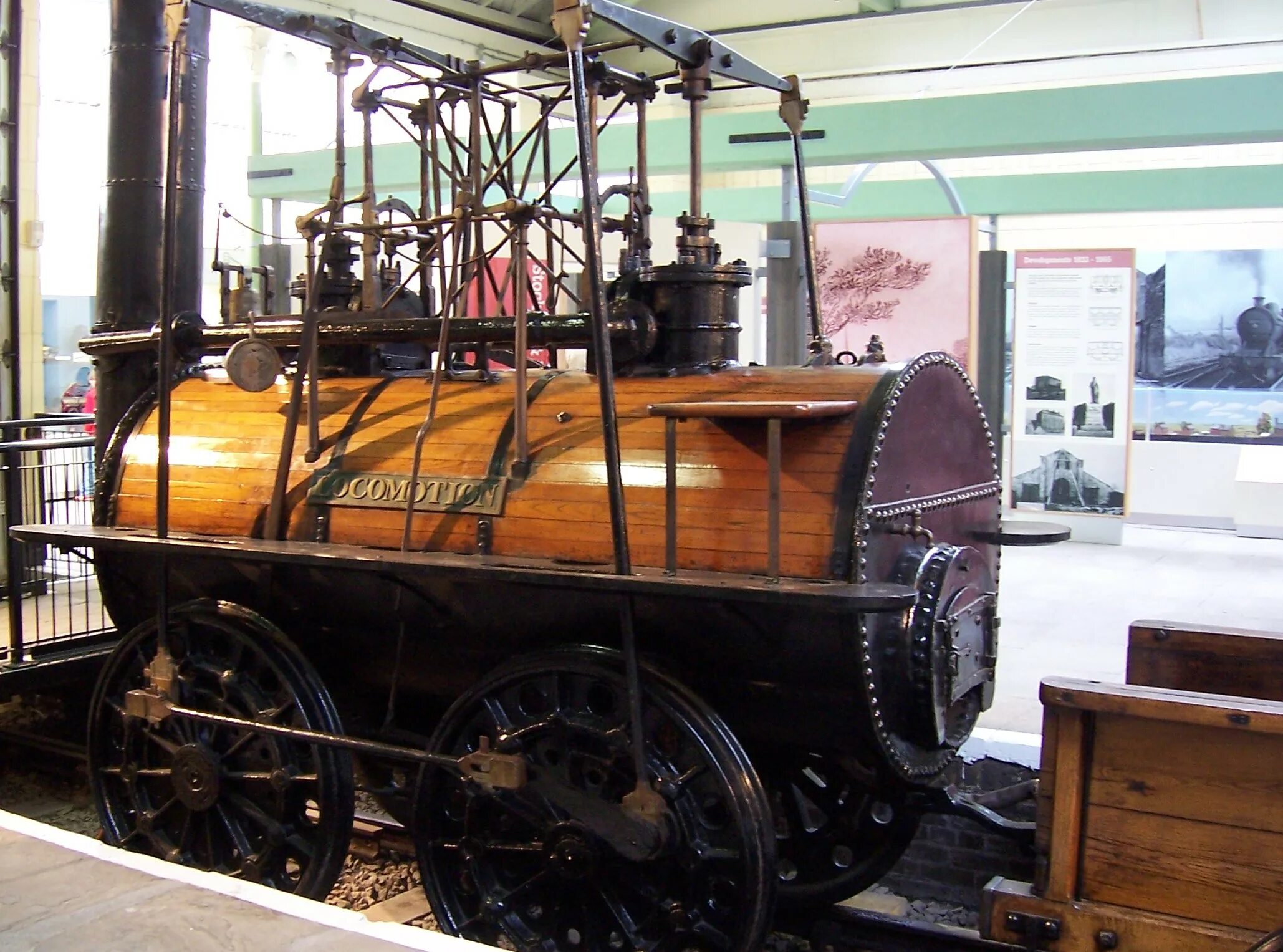 The first public railway was