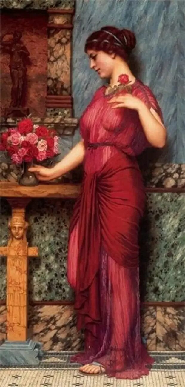 Античные образы. Джон Уильям годвард (1861-1922). John William Godward картины. Джон Уильям годвард Дельфийский оракул. Джон Уильям годвард Dolce far niente.