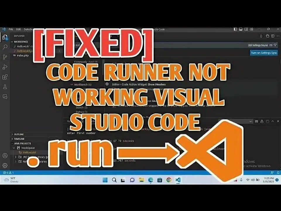 Code runner. Code runner