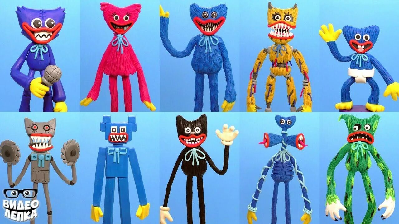 Как слепить poppy playtime. Поппи плейтайм. хагги вагги из poppy playtime из пластилина. poppy playtime из пластилина. как лепить всех монстров из poppy playtime.
