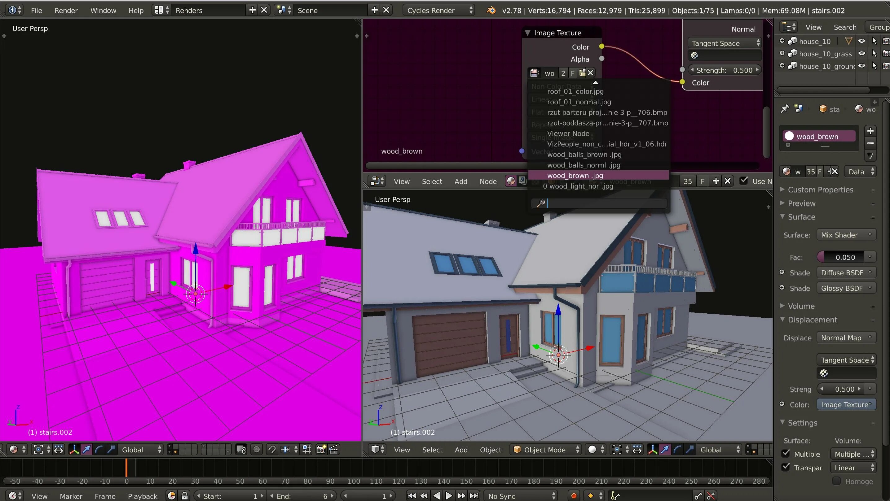 Render mode. Render mode