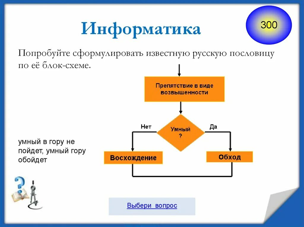 Попробуйте сформулировать алгоритмы обработки информации для заданий
