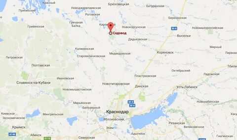 Станица брюховецкая краснодарский край на карте
