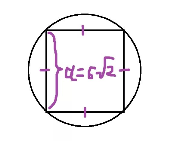 Количество квадратов в круге. Диаметр круга в квадрате. Ограничивающую его окружность квадрата. Площадь квадрата в круге. Площадь круга если площадь вписанного в окружность квадрата равна 72.