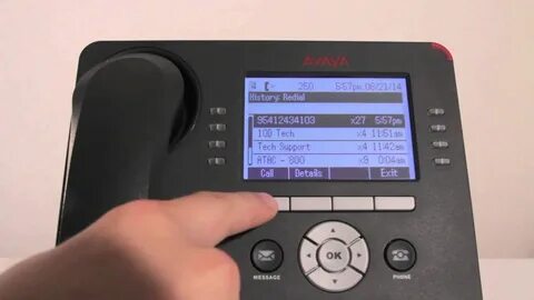 Сброс avaya