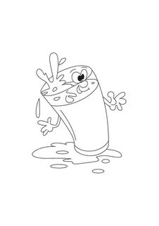 Рисуем водой раскраска