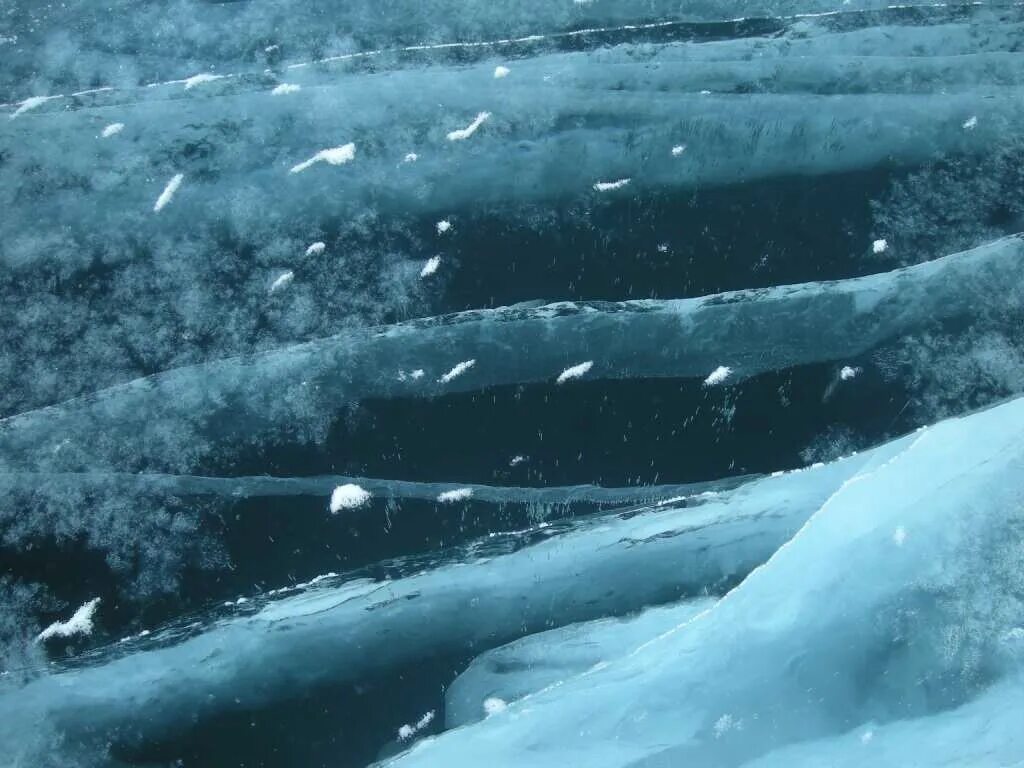 Лед снизу. Вода в Байкале подо льдом. Донный лед. Течение подо льдом. Зимний Байкал.