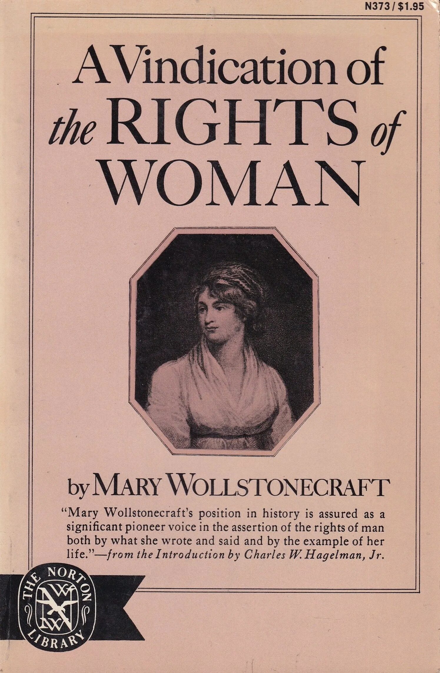 Mary Wollstonecraft's Vindication of the rights of women (. Mary woman