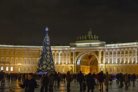 Каток на дворцовой площади