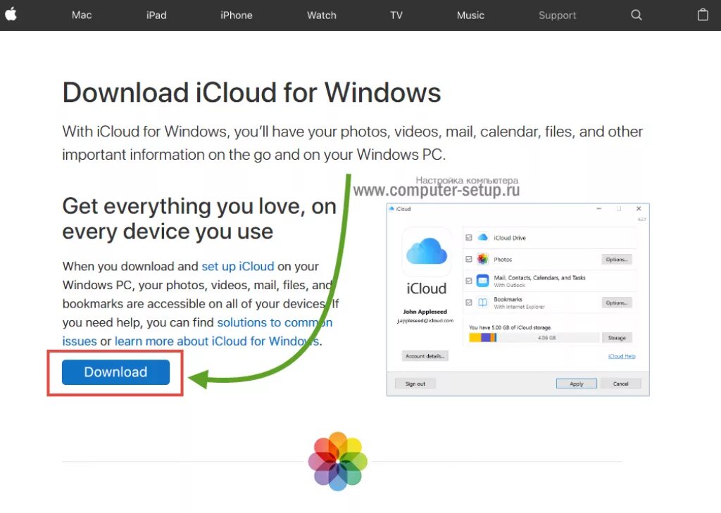 Войти в почту айклауд через компьютер. Icloud для windows. icloud программа. виндоус для айклауд. программа icloud для windows.