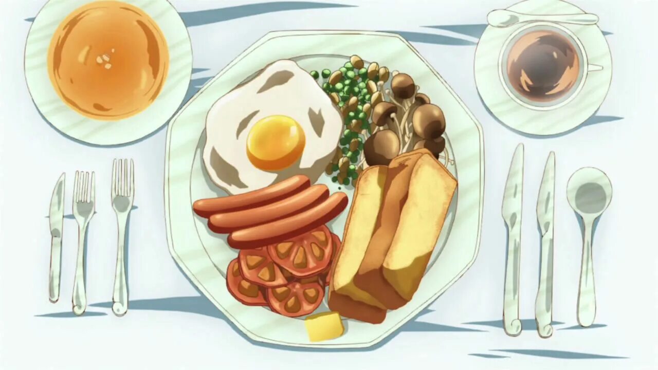 Рисунки еды. Завтрак рисунок.