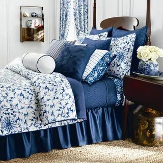 Blue bedding