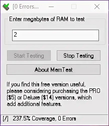 Ошибки ram