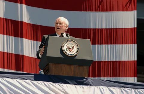 US Navy 030712-N-8295E-325 Principal speaker, Vice President Dick Cheney ad...