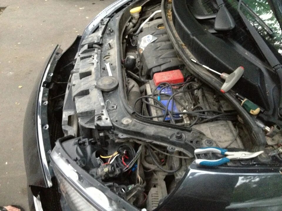 #23 Снятие переднего бампера Scenic 3 - Renault Grand Scenic III, 1,5 л, 2009 го