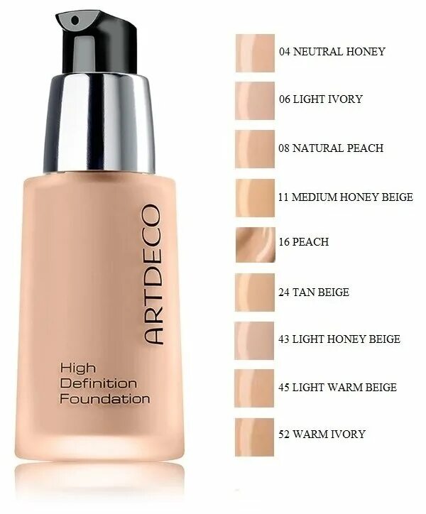 Artdeco тональный крем High Definition Foundation. Artdeco тональная основа perfect Teint Foundation оттенки. Тональный крем АРТДЕКО свотчи. Арт деко Хай Дефинишн тональный крем. Foundation купить крем