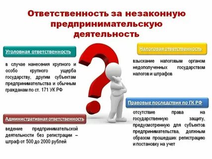 Незаконная деятельность юридического лица