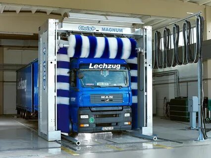 Автоматическая грузовая мойка