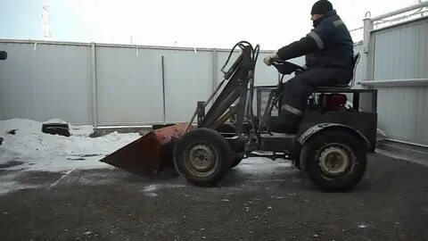 Самодельные минитрактора погрузчики