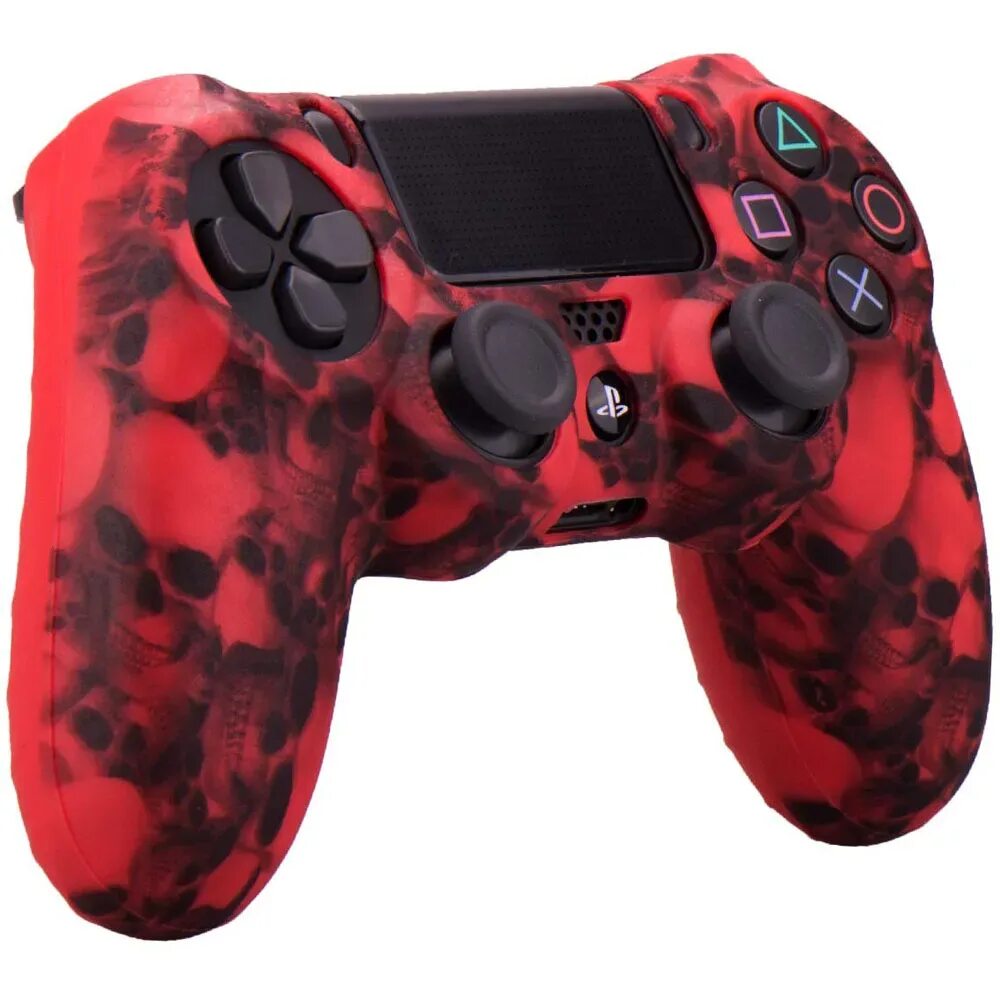 Джойстик от плойки. Кейс для Dualshock 4. Чехол для Dualshock 4. Геймпады Dualshock 4 камуфляж красный. Чехол на джойстик ps4 ФОРТНАЙТ.