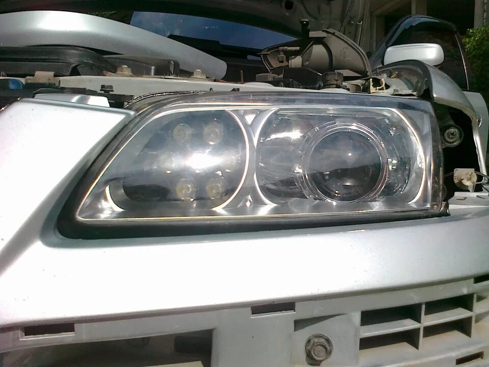 Ремонт левой фары - Mazda 626 IV (GE), 2,5 л, 1992 года своими руками DRIVE2