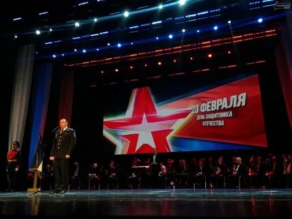 Большой праздничный концерт посвященный дню отечества защитника