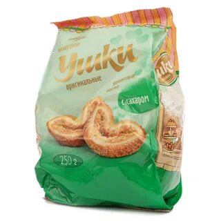 Печенье ушки с сахаром