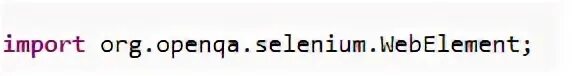 WEBELEMENT Пятигорск. Import webdriver