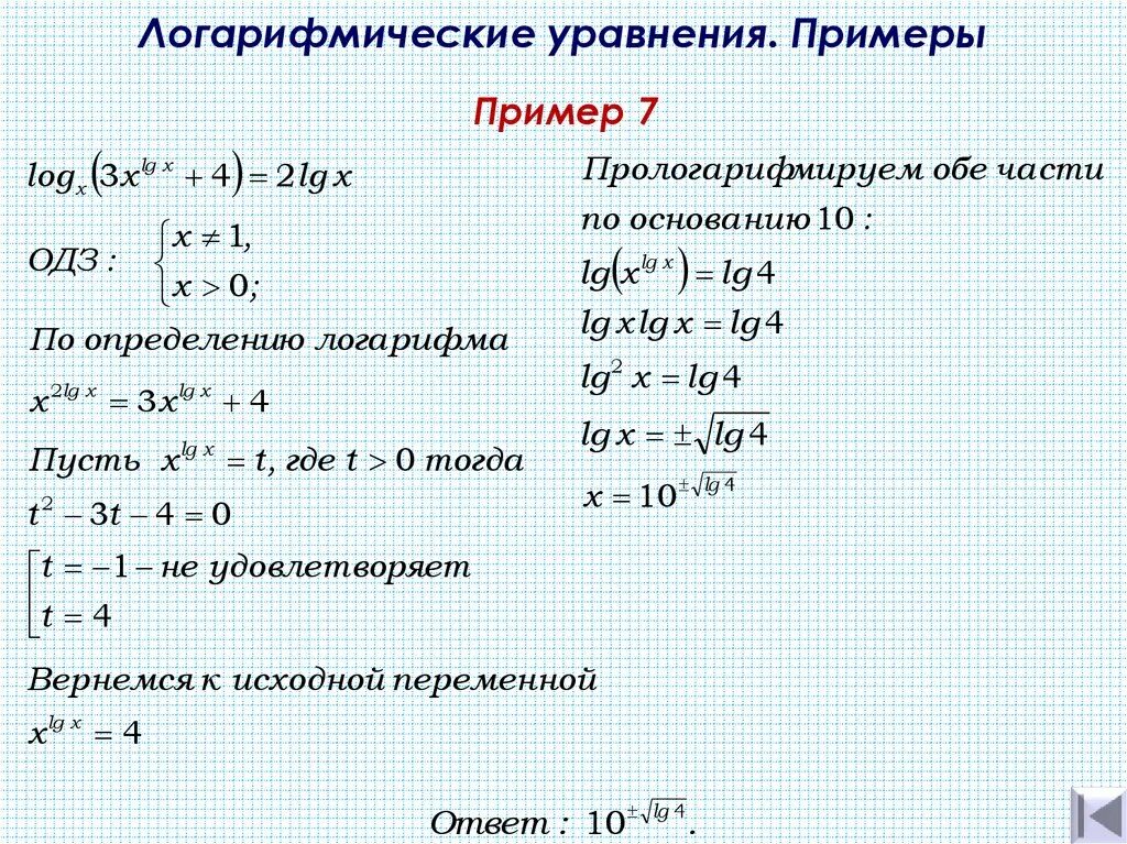 Решение уравнения log. Как решать уравнения с логарифомо. Как решать Лог уравнения. Формулы логарифмов для решения уравнений. Как решать уравнения с логарифмами.