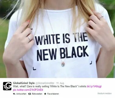 I am white but