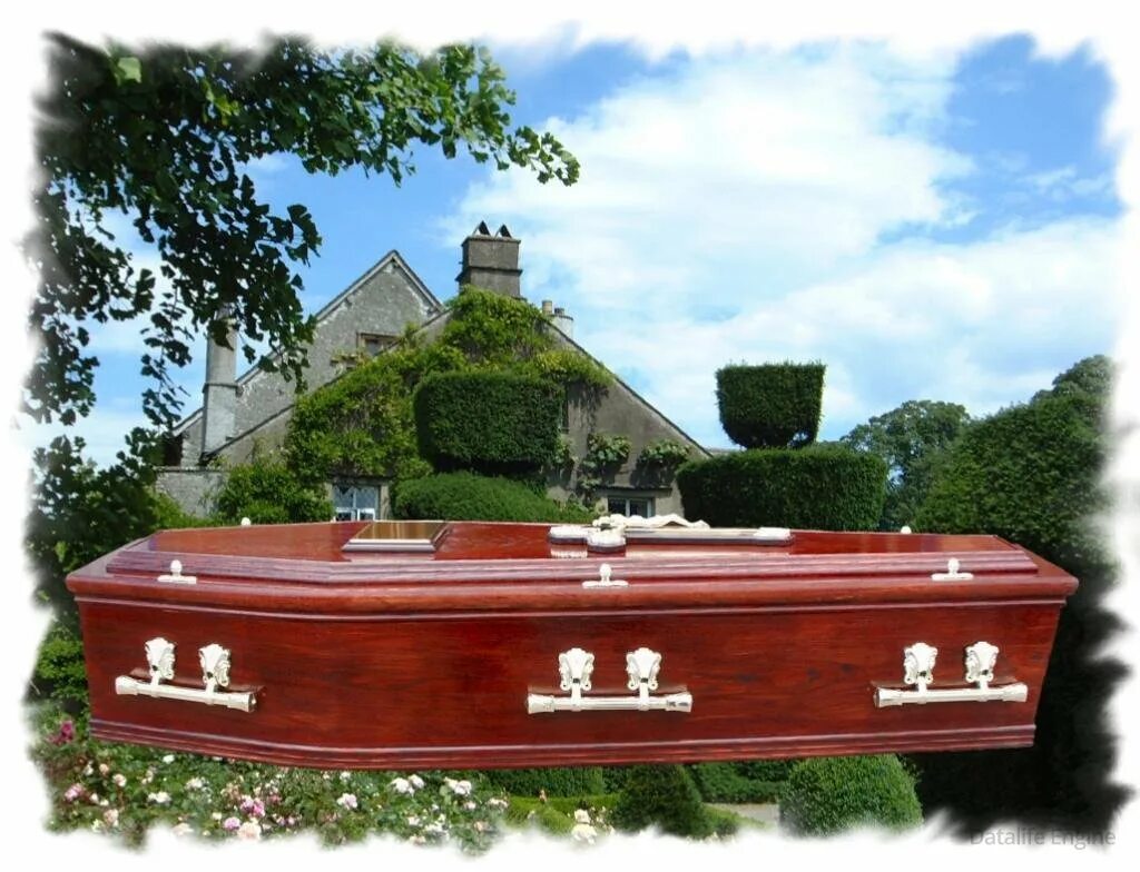 гроб с открытой крышкой. сон гроб закрытый коричневый. похоронное бюро надежда. гроб открывается на половину. крышка гроба.