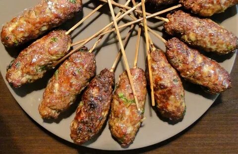 Люля кебаб из куриного фарша в духовке