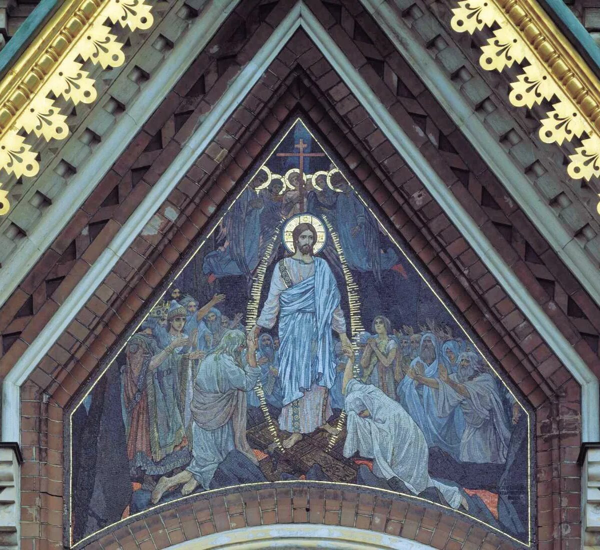 Христианский ад. Мозаика храма спаса на крови в санкт-петербурге. Васнецов храме воскресения (спаса-на-крови) в санкт-петербурге. Ад в православии. Сошествие христа в ад.