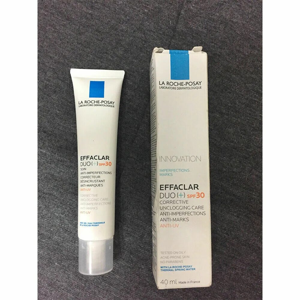 La Roche Posay Effaclar Duo(+). Ля Рош эфаклар дуо плюс СПФ 30. La Roche Posay Effaclar Duo SPF 30. Эфаклар Duo Plus soin correcteur Anti-imperfections Desincrustant.