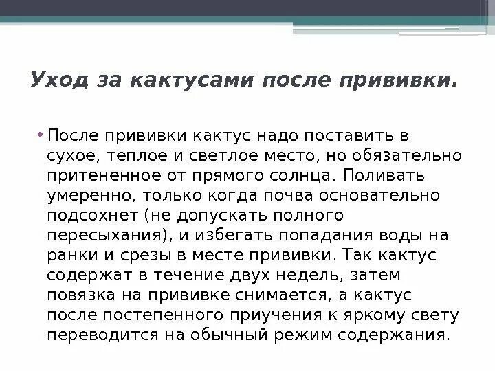 Какие условия необходимы кактусу