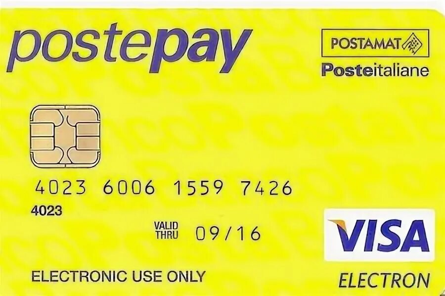 Postepay Card. Postepay Italia. Postepay в России.