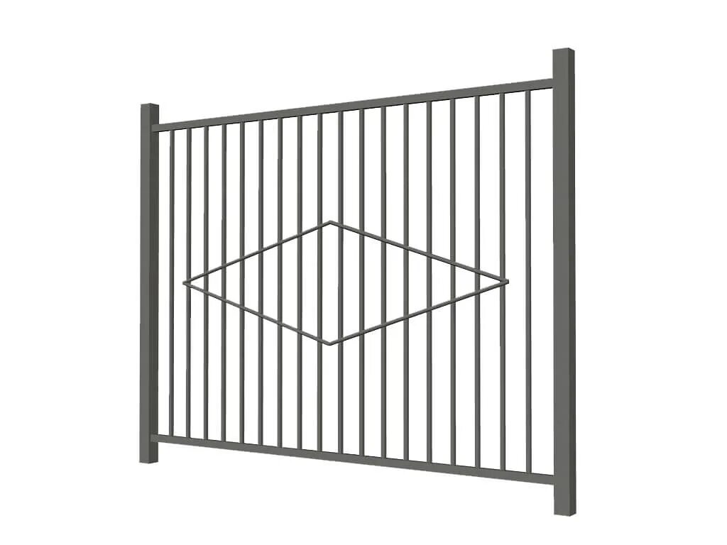 Секция ограждения ов-Ри-001. 3м-12-20 забор сварной Железный. Секции ограждения металлические (3м.34шт.). Секционный металлический забор 250ч150.