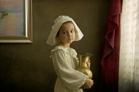 Bill Gekas' portraits of his daughter in the style of Dutch masters Ye...