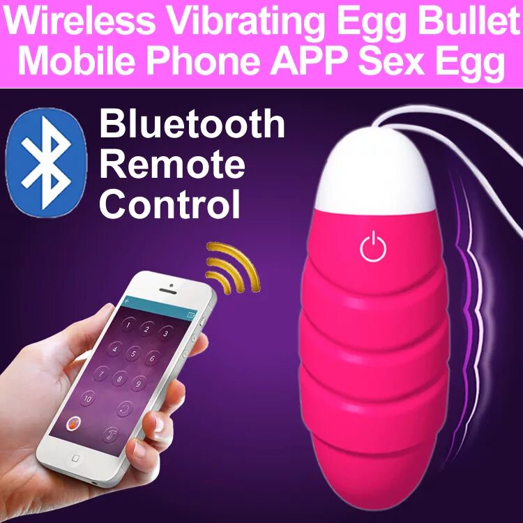 Remote control vibrating egg