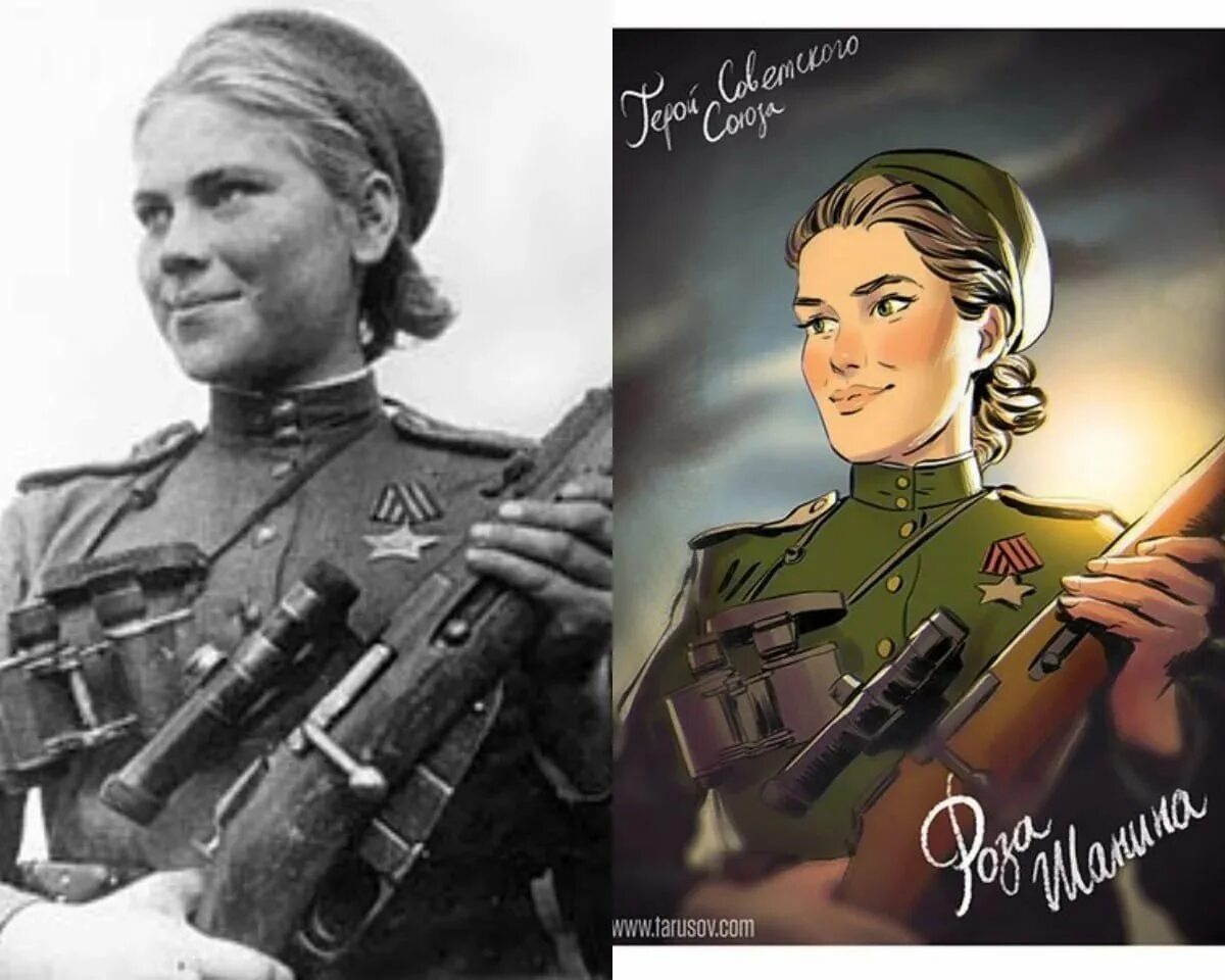 Женщина солдат СССР. Портрет женщин Великой Отечественной войны. Плакат женщины войны